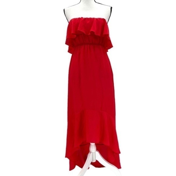 SOFIA VERGA XS STRAPLESS CHERRY DRESS. - Picture 4 of 7